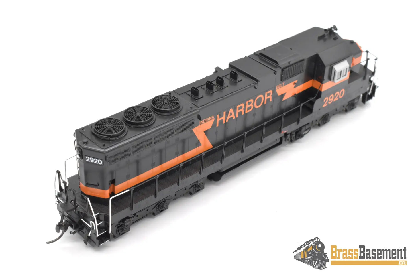 Ho Brass - Omi 6773.1 Indiana Harbor Belt Sd20 #2920 F/P Black W/ Orange Stripe Diesel