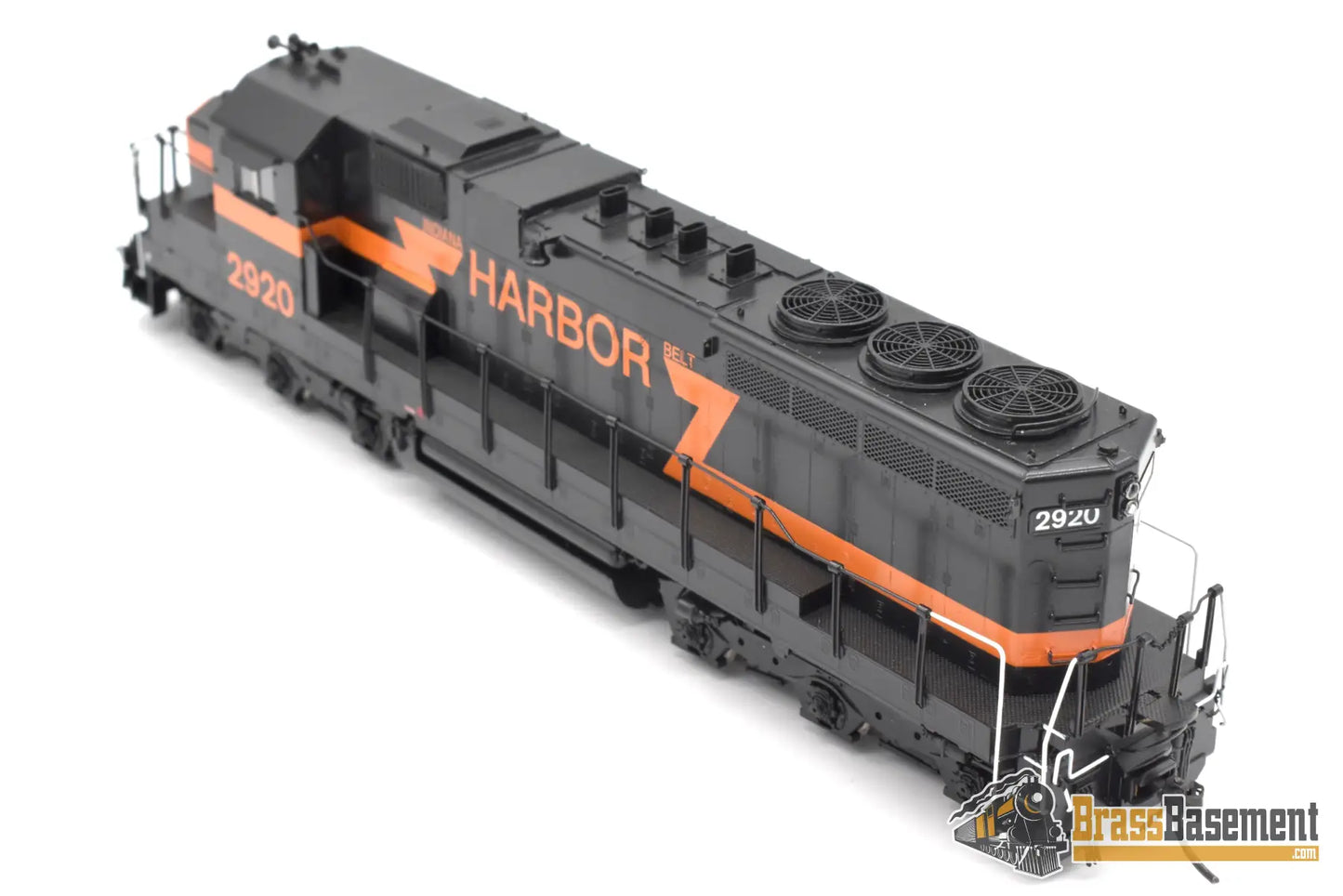 Ho Brass - Omi 6773.1 Indiana Harbor Belt Sd20 #2920 F/P Black W/ Orange Stripe Diesel