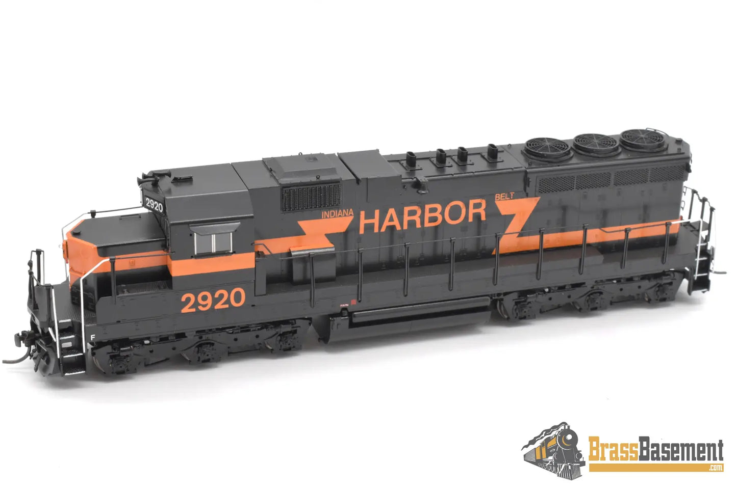 Ho Brass - Omi 6773.1 Indiana Harbor Belt Sd20 #2920 F/P Black W/ Orange Stripe Diesel