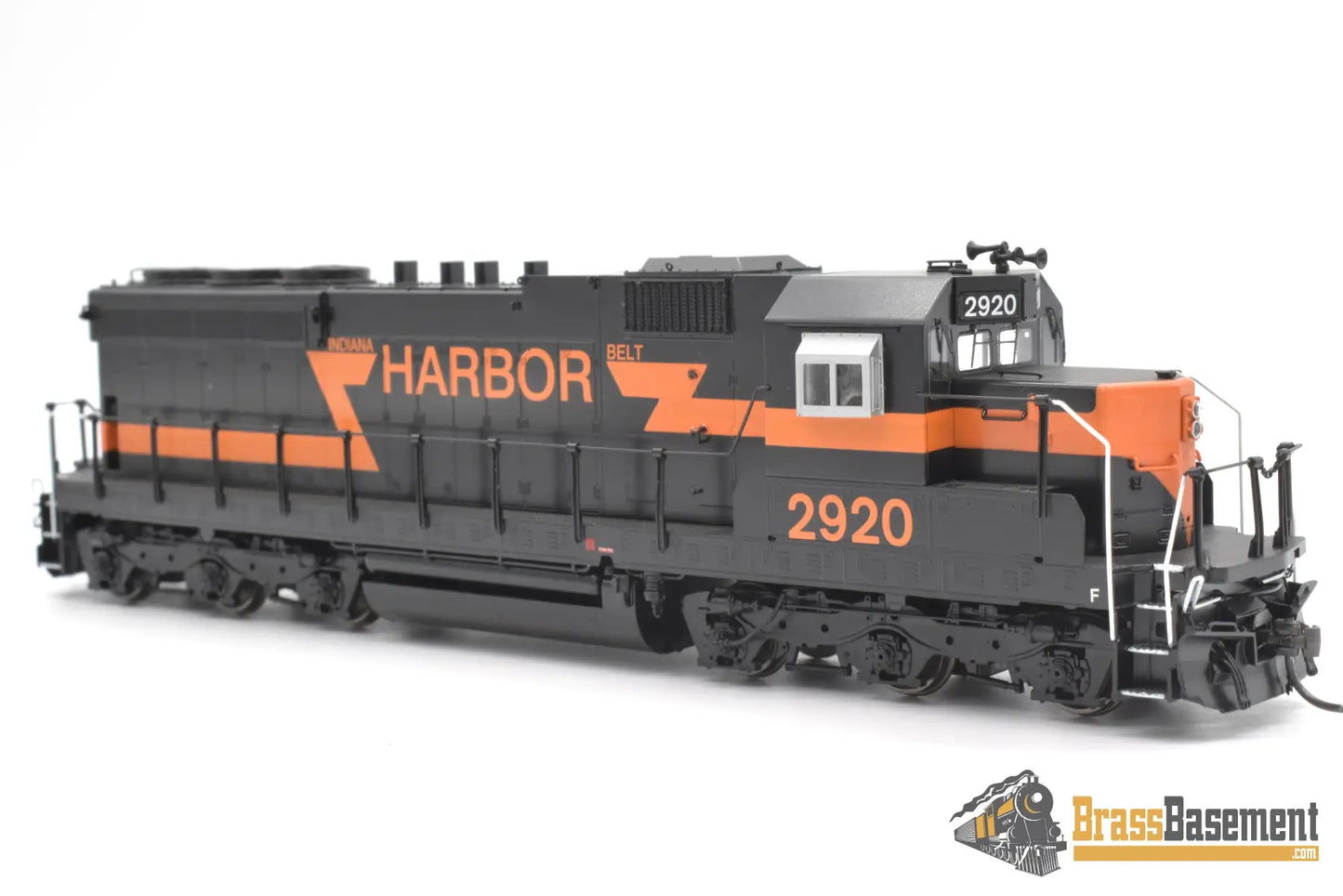 Ho Brass - Omi 6773.1 Indiana Harbor Belt Sd20 #2920 F/P Black W/ Orange Stripe Diesel