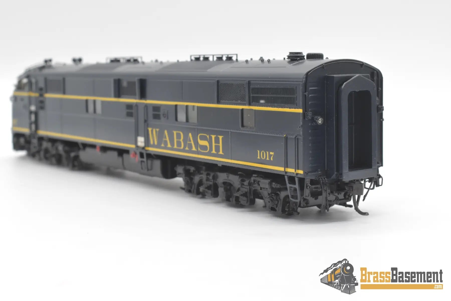 Ho Brass - Omi Aa - 1249 - 2 Wabash E7A #1017 Dark Blue & Yellow F/P W/ New Gears Diesel