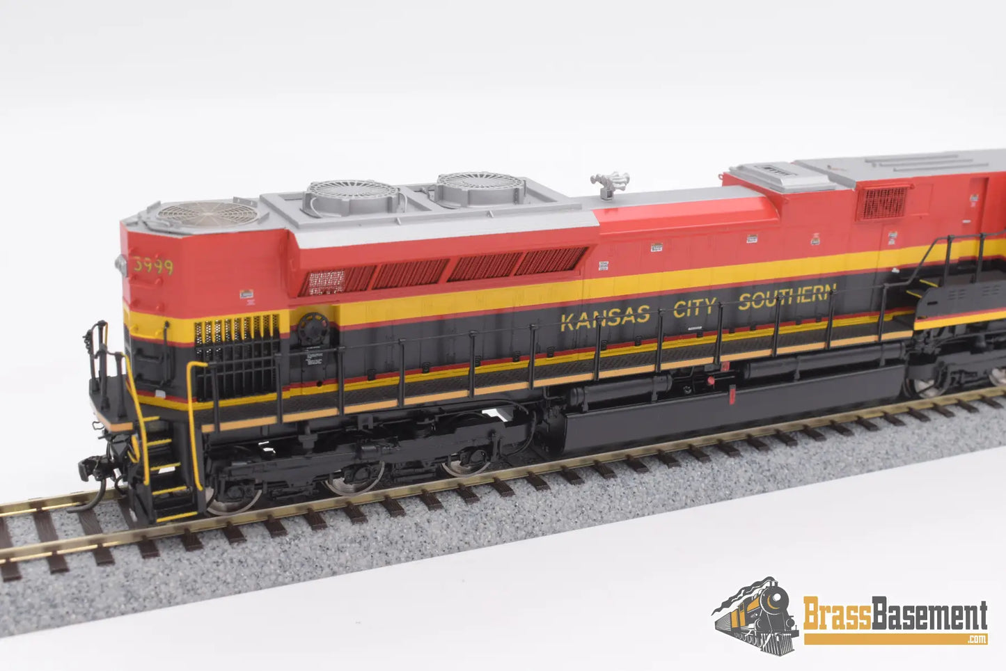 Ho Brass - Omi Aa - 1318 - 2 Kcs Kansas City Southern Sd70Ace Ex Demo Diesel