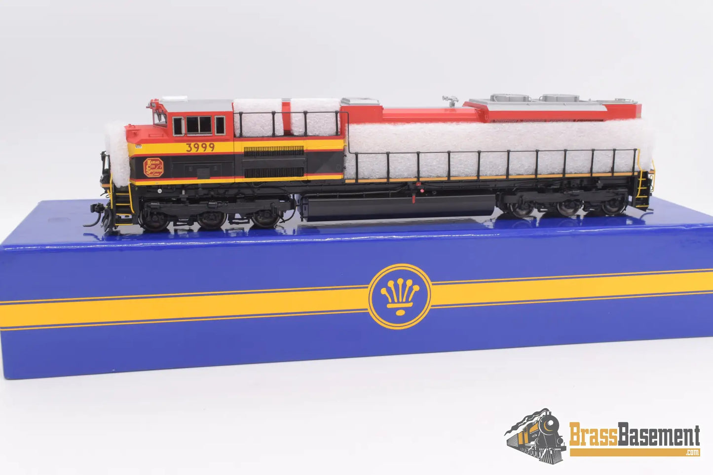Ho Brass - Omi Aa - 1318 - 2 Kcs Kansas City Southern Sd70Ace Ex Demo Diesel
