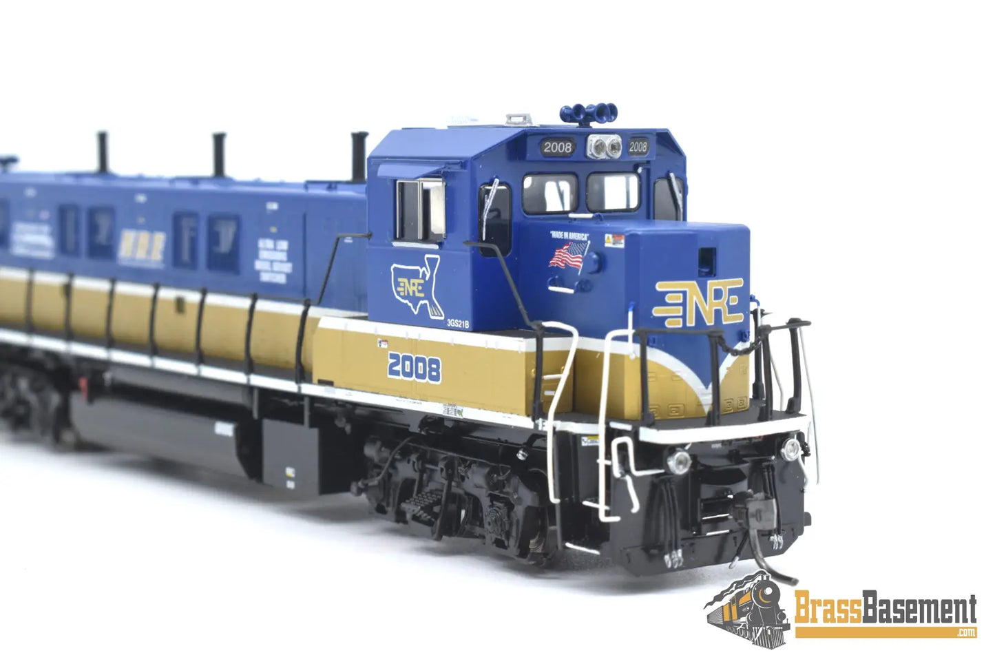 Ho Brass - Omi Aa - 1350 - 1 National Railway Equipment 3Gs21B Genset Demonstrator #2008