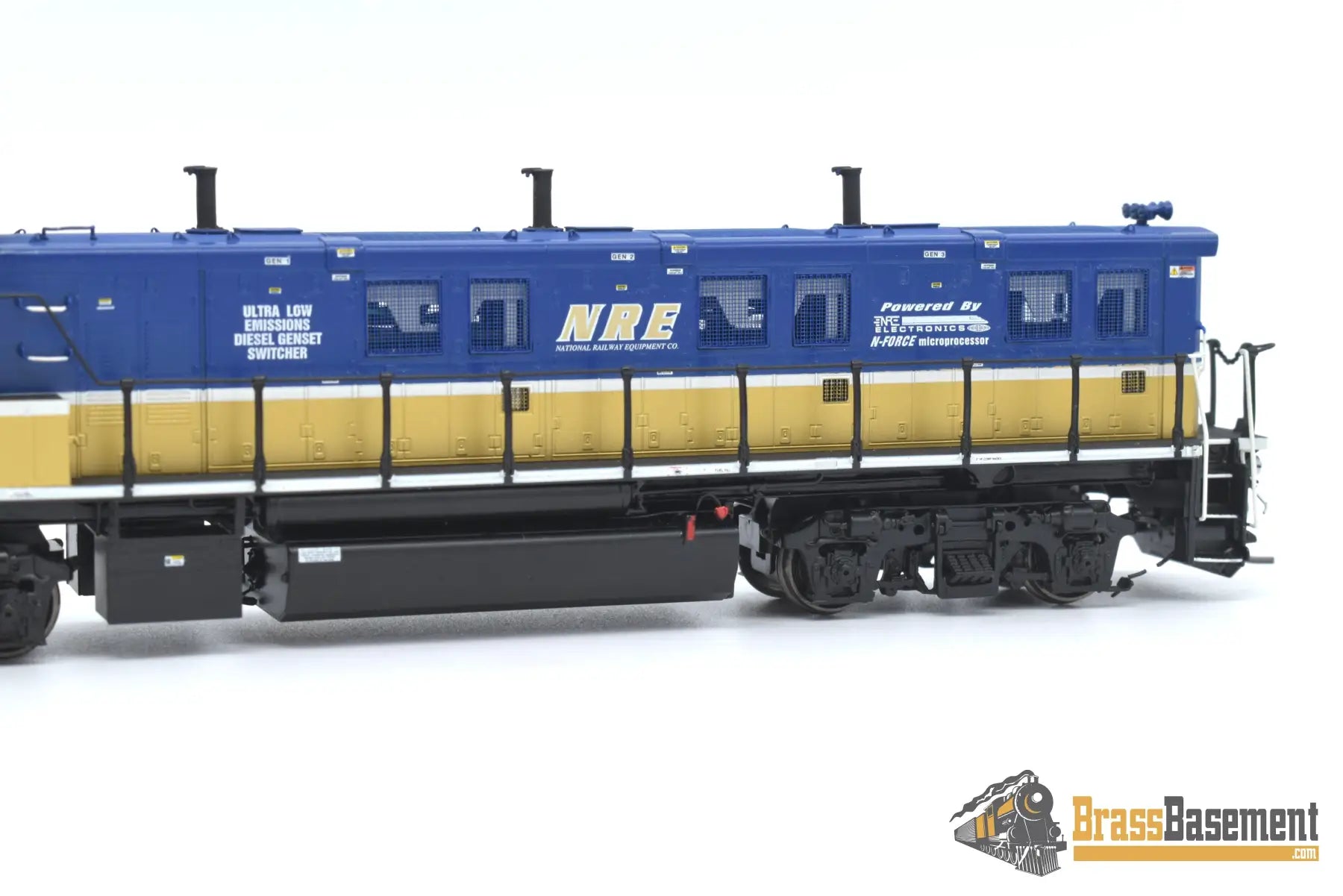 Ho Brass - Omi Aa - 1350 - 1 National Railway Equipment 3Gs21B Genset Demonstrator #2008