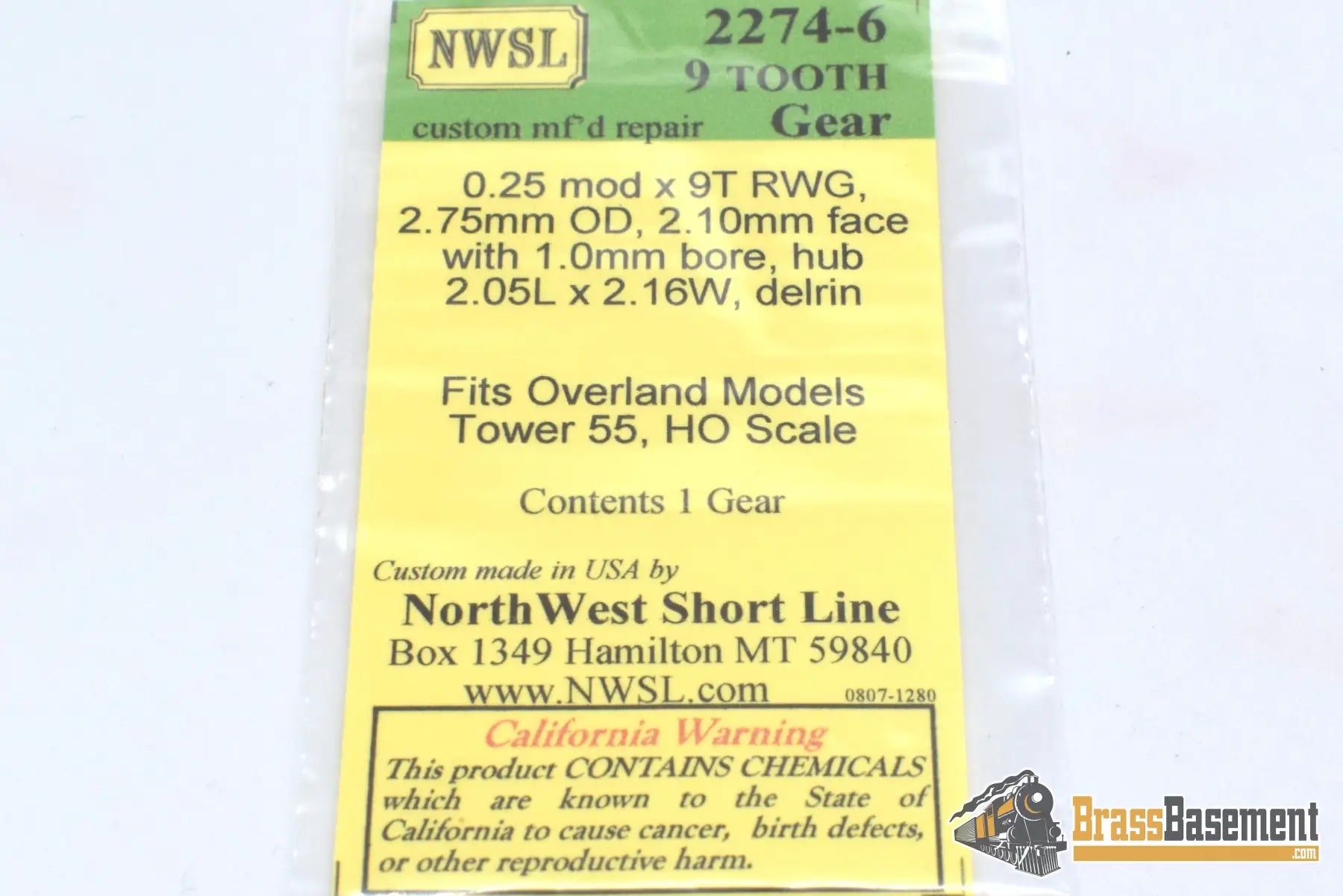 Ho Brass - Omi Aa - 1350 - 1 National Railway Equipment 3Gs21B Genset Demonstrator #2008