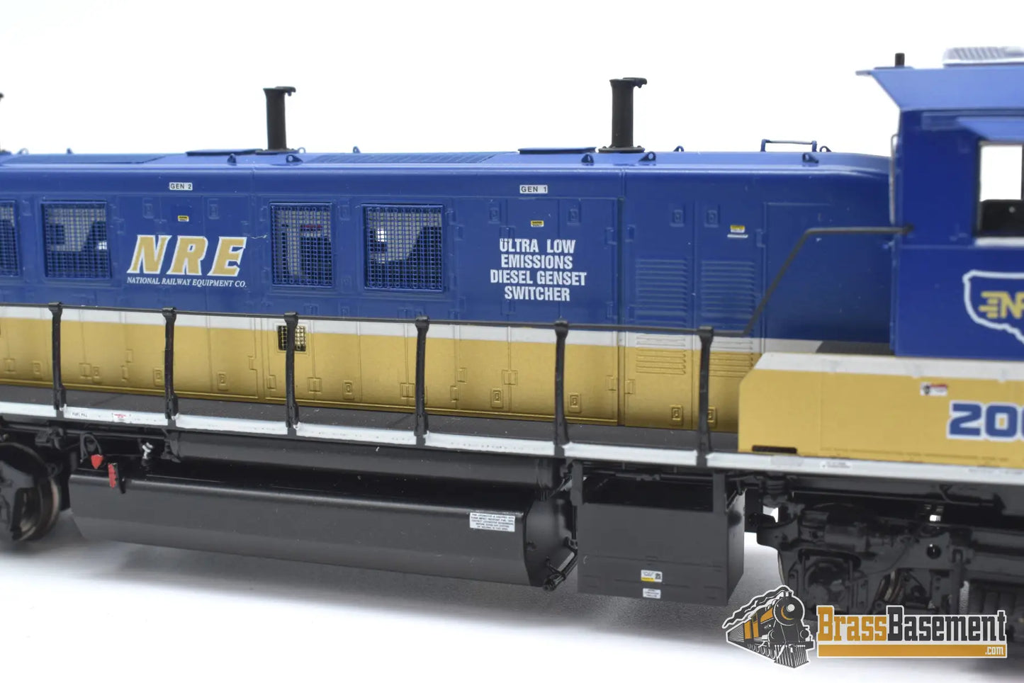 Ho Brass - Omi Aa - 1350 - 1 National Railway Equipment 3Gs21B Genset Demonstrator #2008