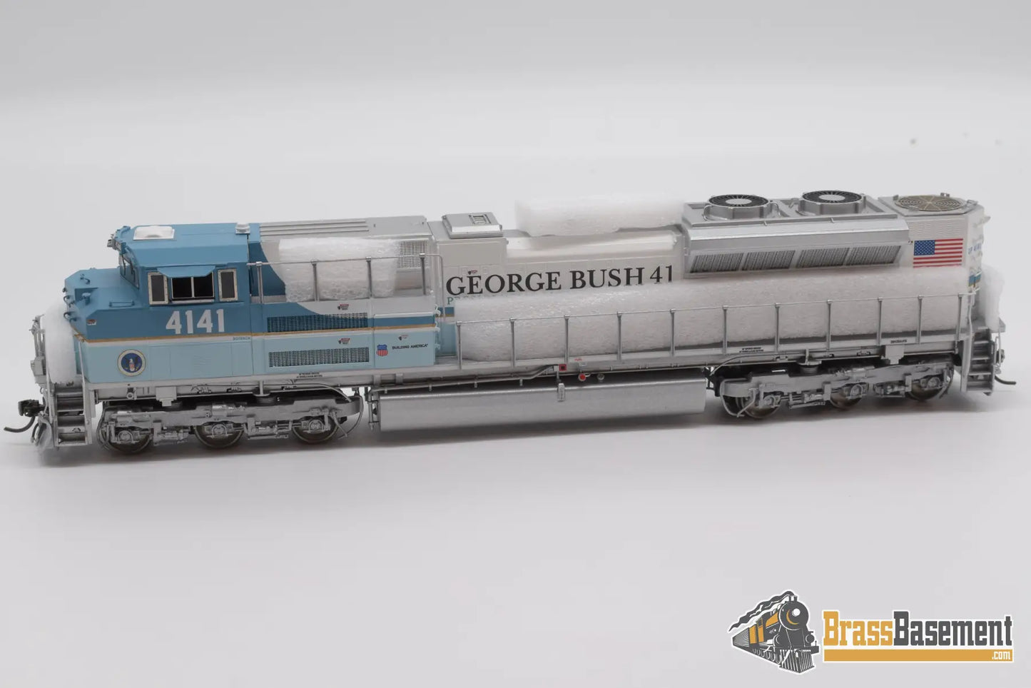 Ho Brass - Omi Aa - 4141 - 1 Union Pacific George Bush 4141 Sd70Ace Mint Diesel