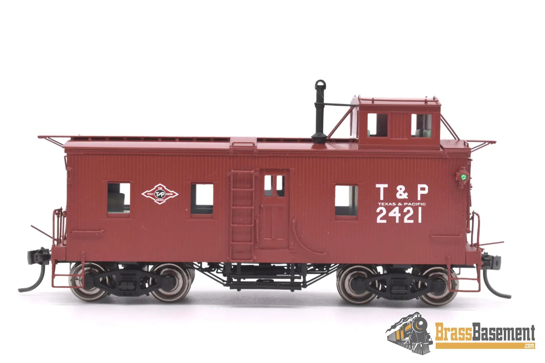 Ho Brass - Omi Ab - 1103 - 1 Texas & Pacific T&P Muley Caboose #2421 Factory Paint
