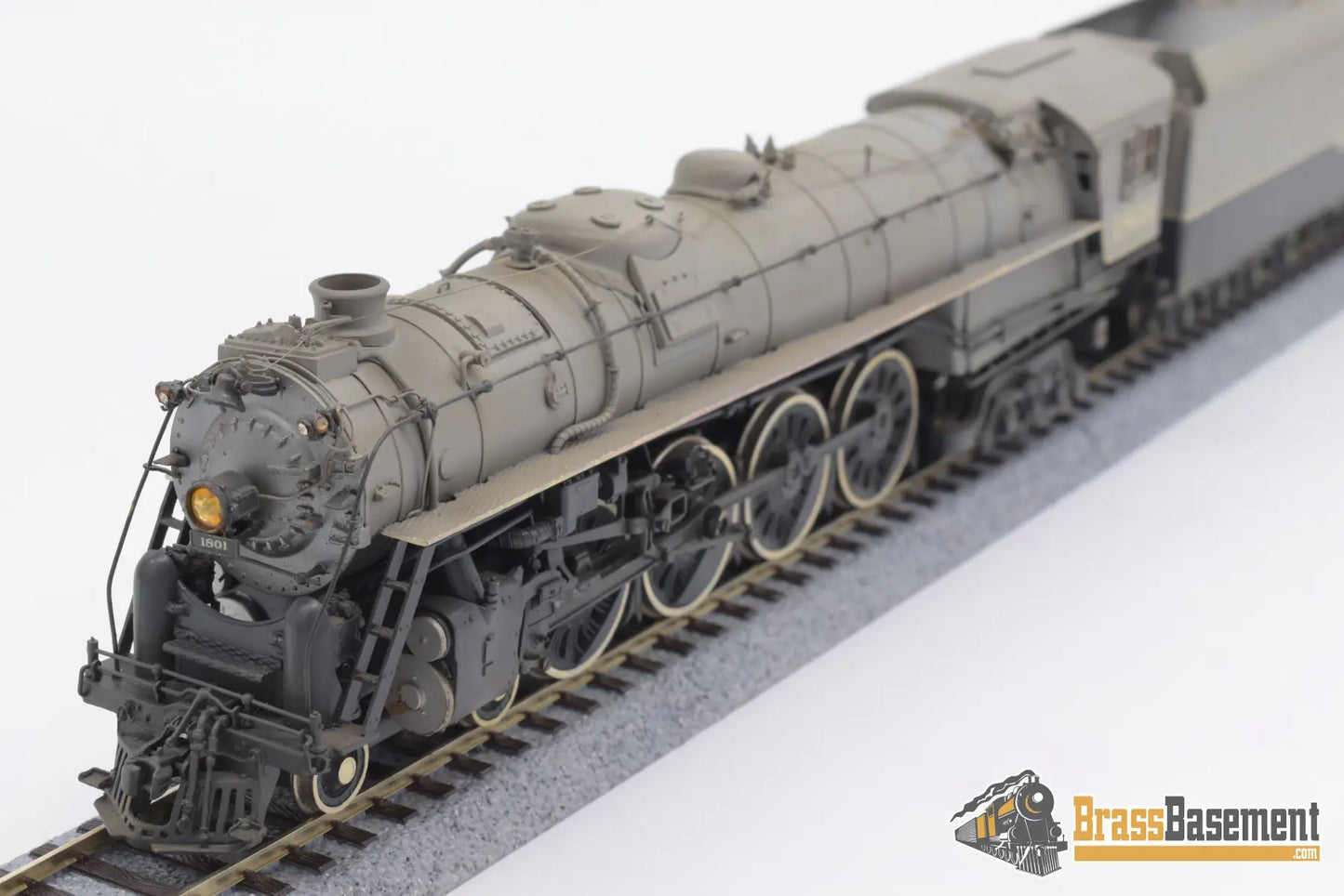 Ho Brass - Omi Atlantic Coast Line R - 1 4 - 8 - 4 Northern Old Custom Paint Steam