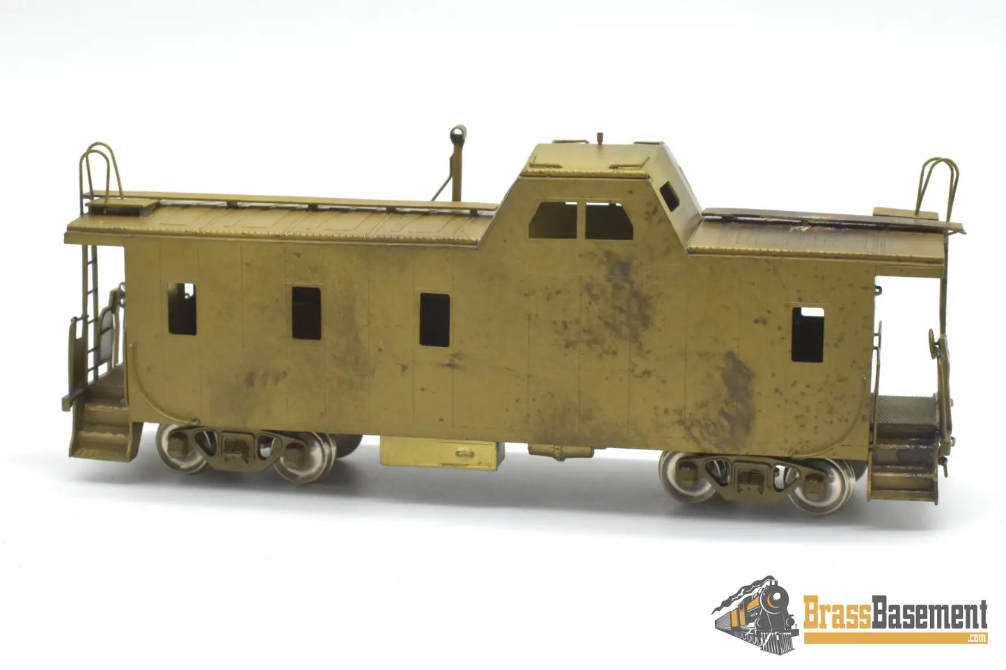 HO Brass - OMI Great Northern GN Streamlined Caboose X-1/30 Caboose - Unpainted Mint Caboose