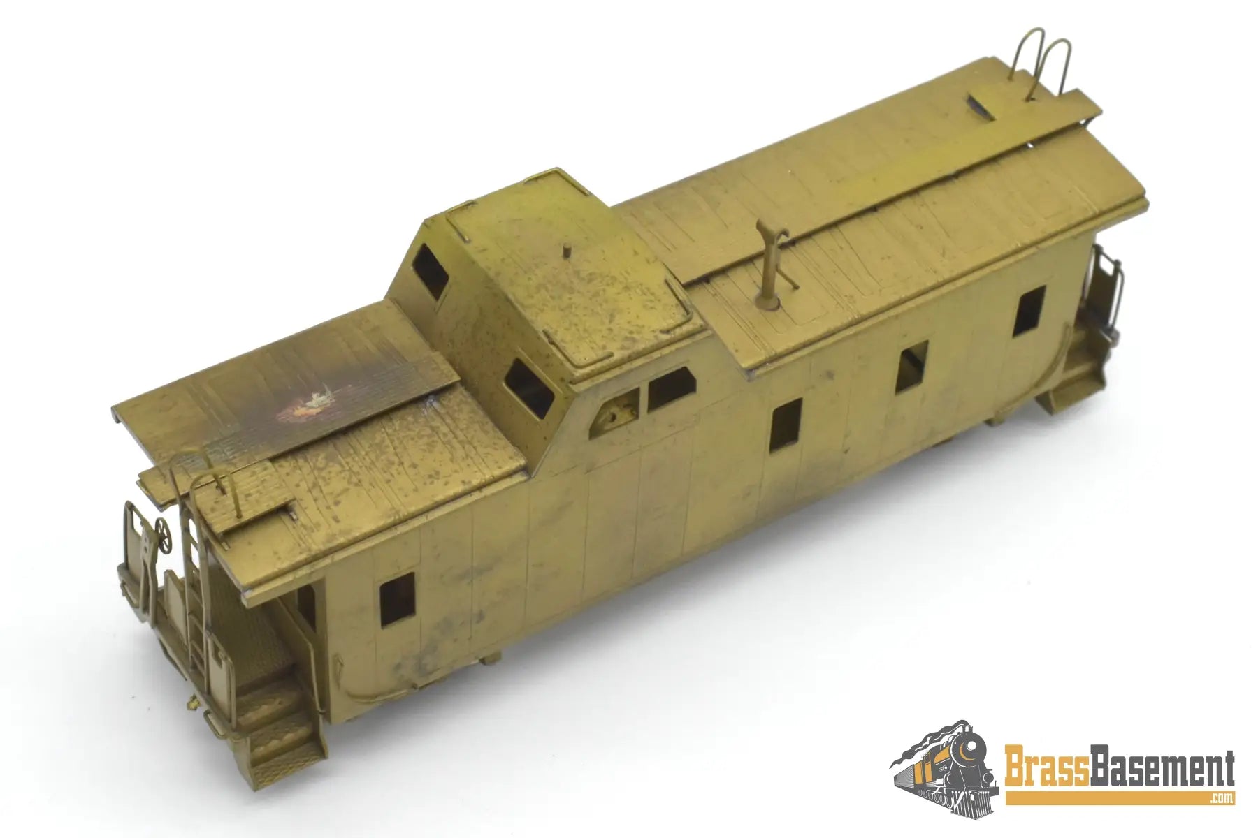 HO Brass - OMI Great Northern GN Streamlined Caboose X-1/30 Caboose - Unpainted Mint Caboose