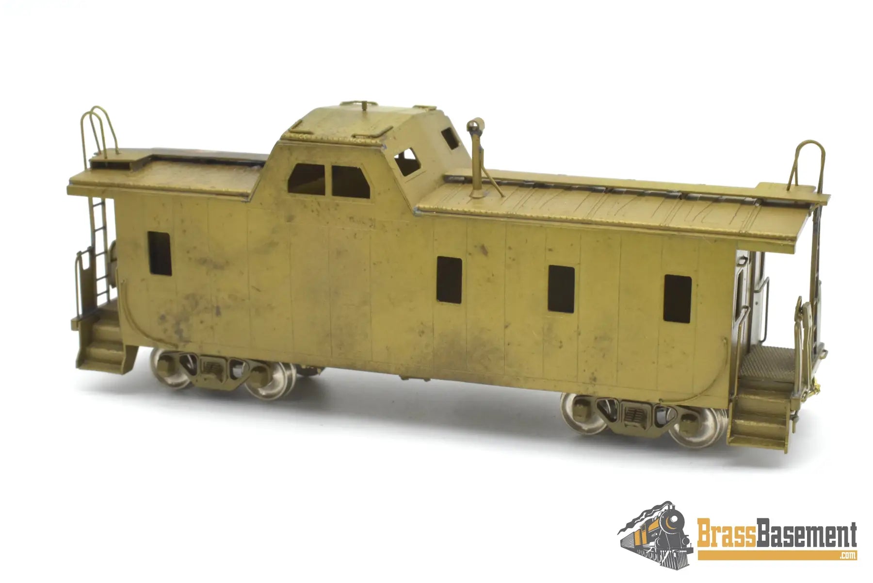 HO Brass - OMI Great Northern GN Streamlined Caboose X-1/30 Caboose - Unpainted Mint Caboose