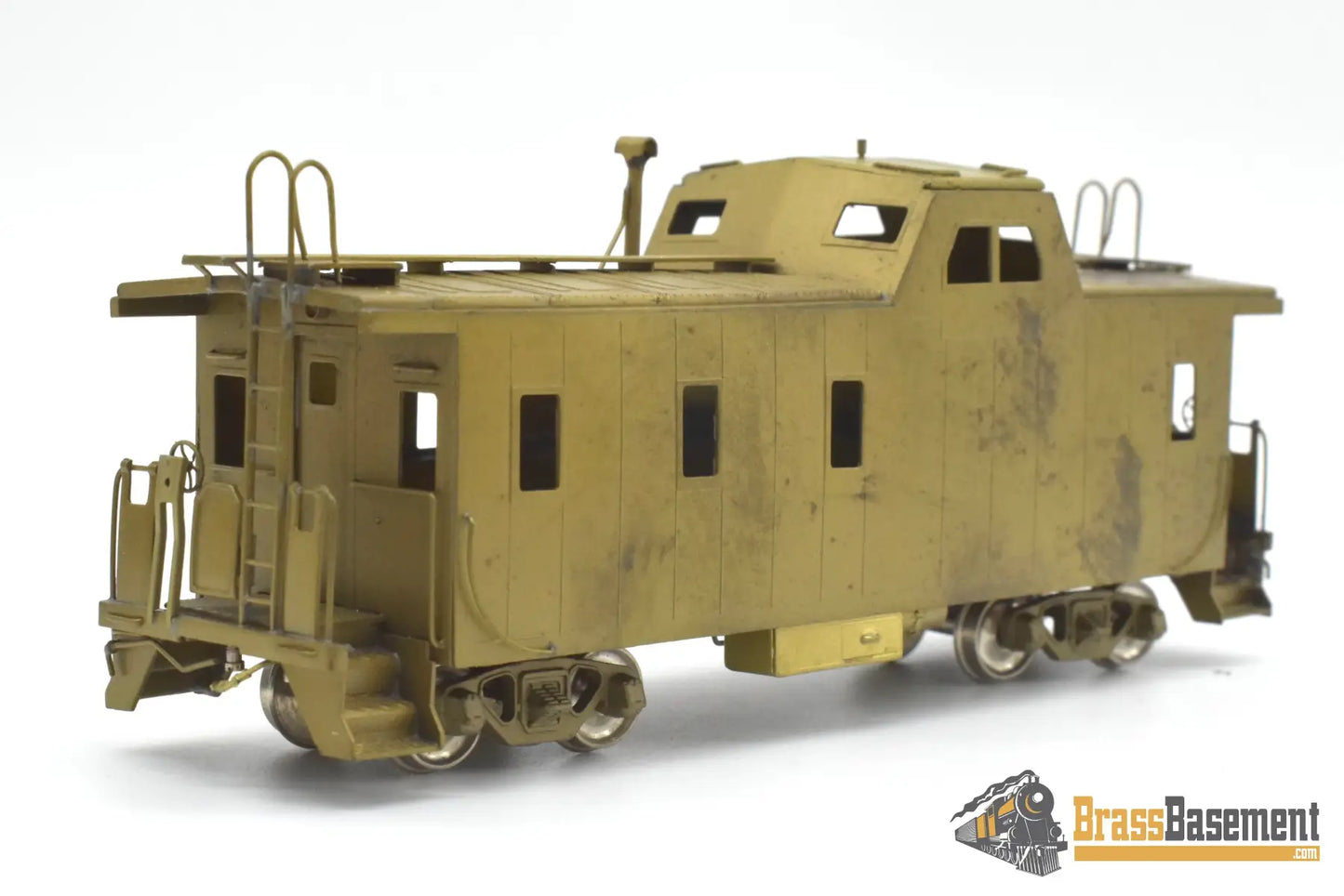 HO Brass - OMI Great Northern GN Streamlined Caboose X-1/30 Caboose - Unpainted Mint Caboose