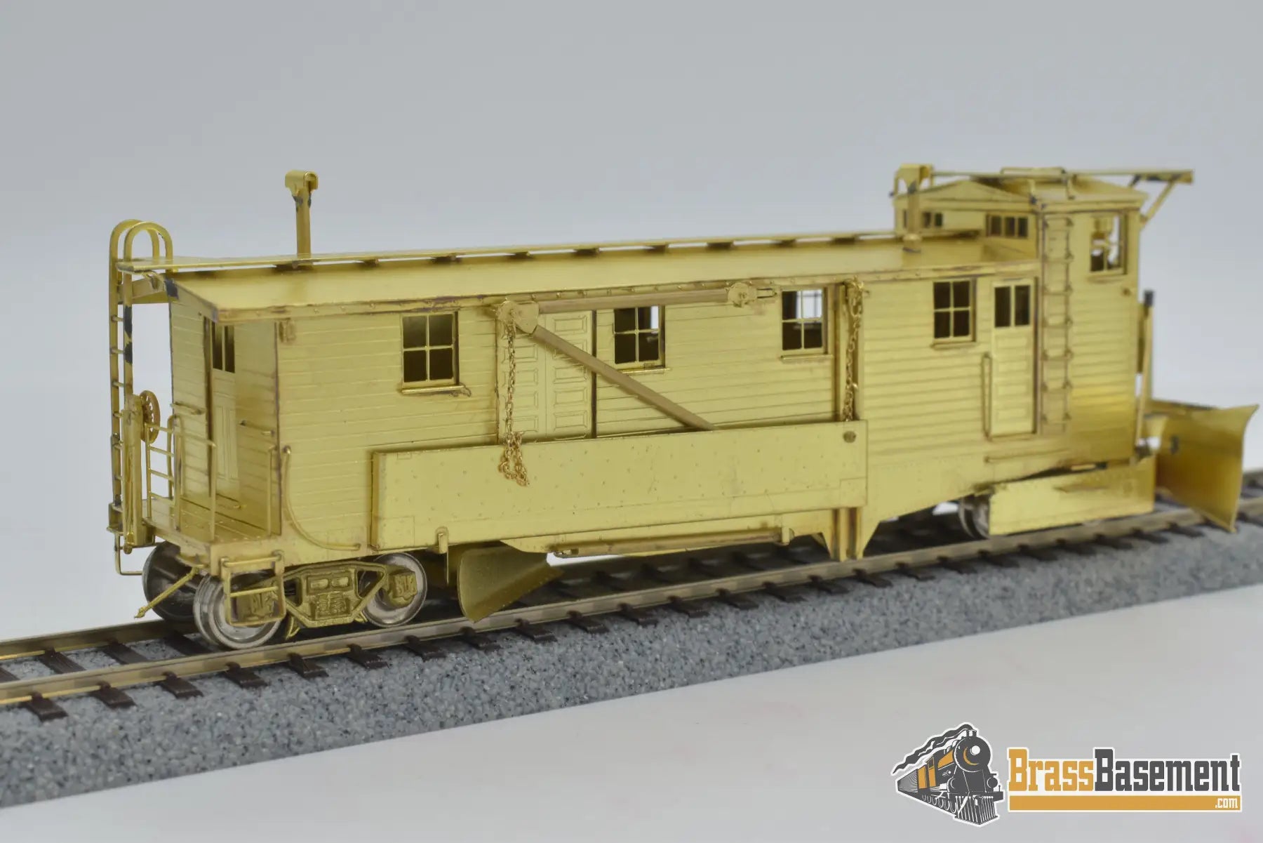 Ho Brass - Omi Great Northern Snow Dozer Mint / Ajin Freight