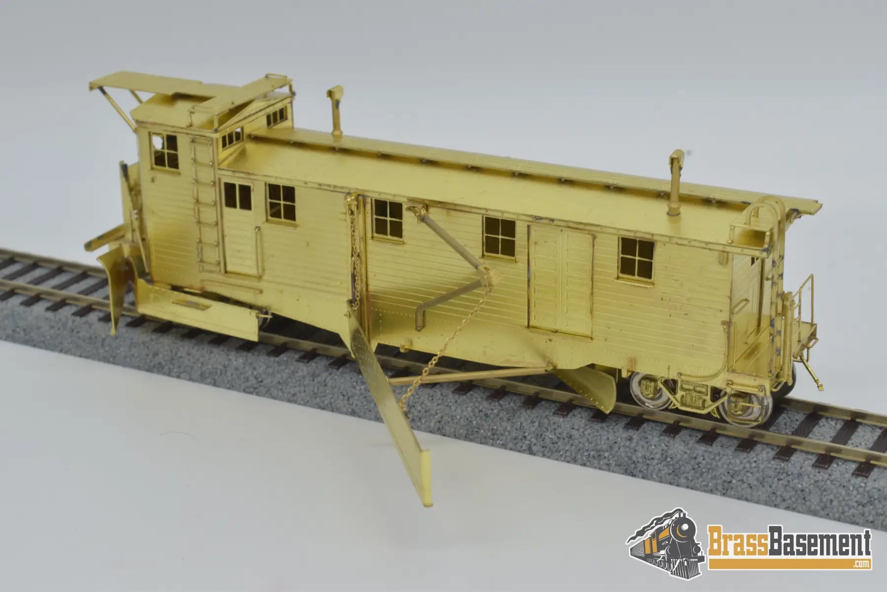 Ho Brass - Omi Great Northern Snow Dozer Mint / Ajin Freight
