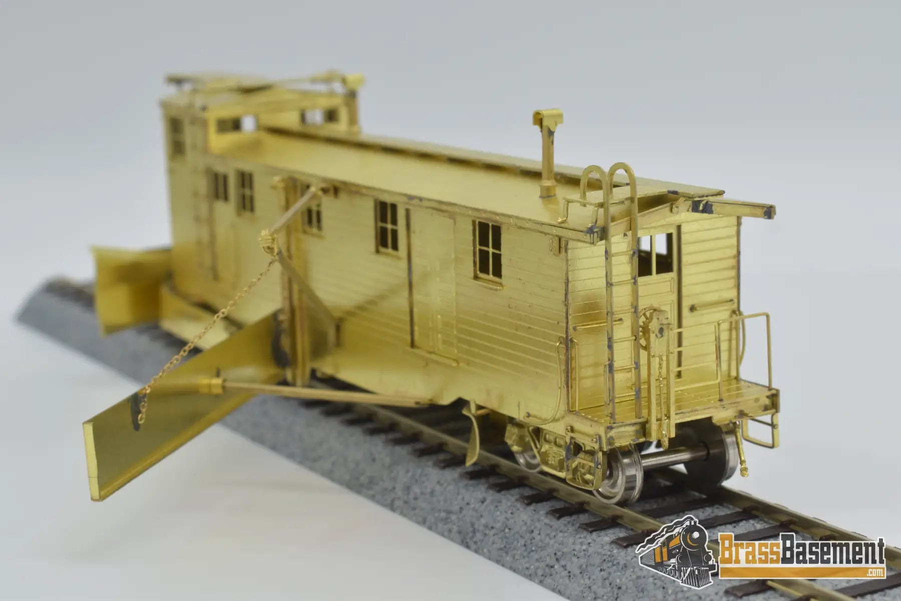 Ho Brass - Omi Great Northern Snow Dozer Mint / Ajin Freight