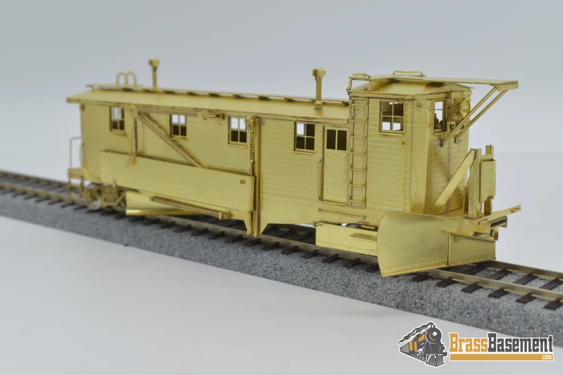 Ho Brass - Omi Great Northern Snow Dozer Mint / Ajin Freight