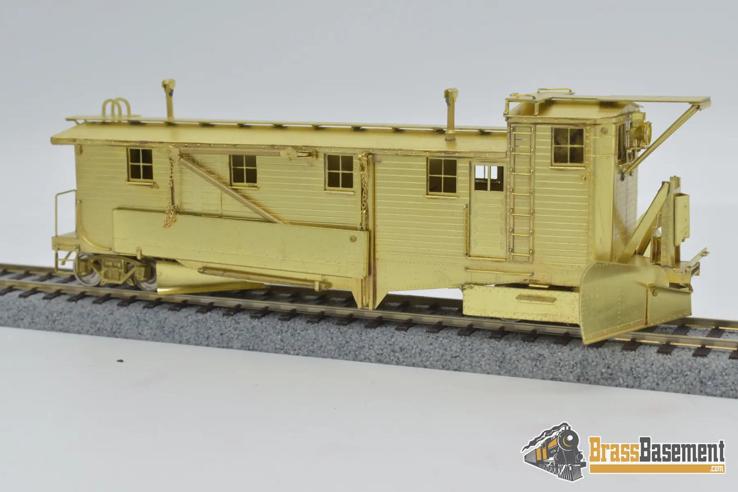 Ho Brass - Omi Great Northern Snow Dozer Mint / Ajin Freight
