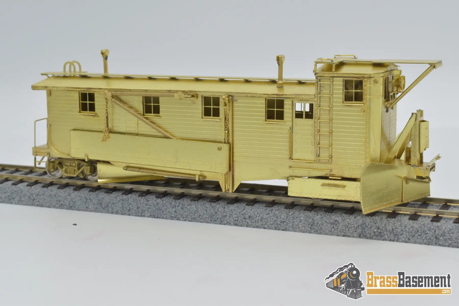Ho Brass - Omi Great Northern Snow Dozer Mint / Ajin Freight
