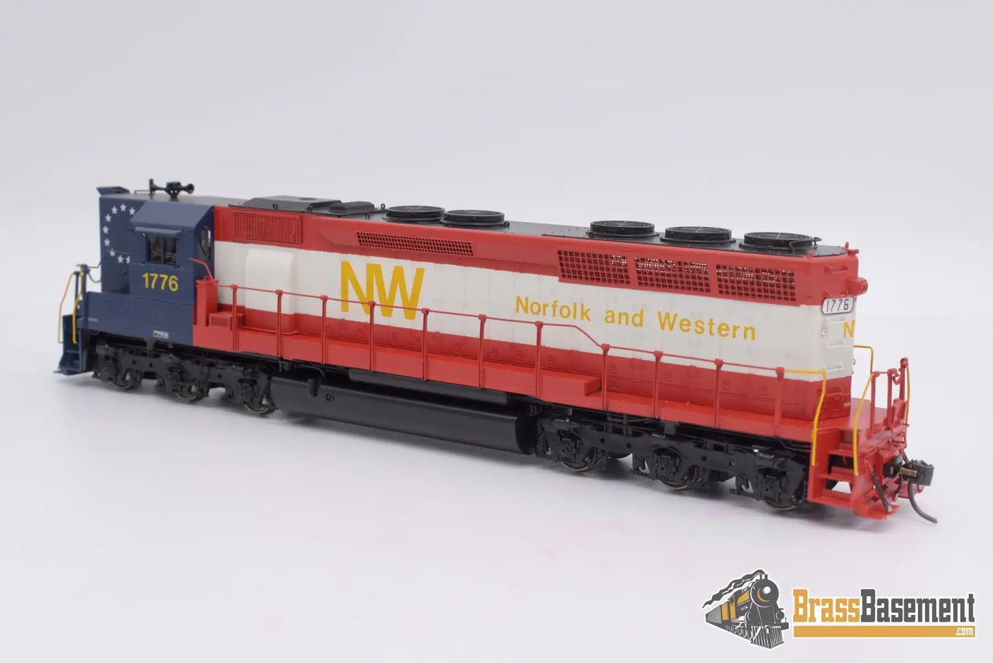 Ho Brass - Omi N&W 1776 Sd45 Bicentennial Factory Paint