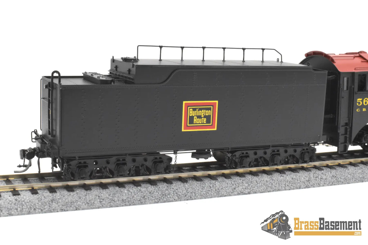 HO Brass - Oriental CB&Q Burlington O-5B 4-8-4 #5629 - FP Korea Brass Diesel
