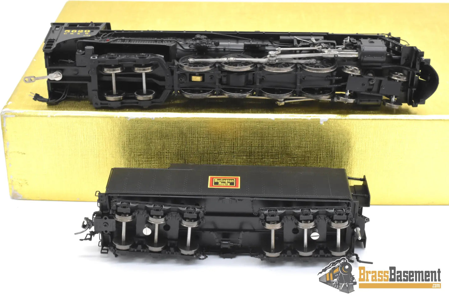 HO Brass - Oriental CB&Q Burlington O-5B 4-8-4 #5629 - FP Korea Brass Diesel