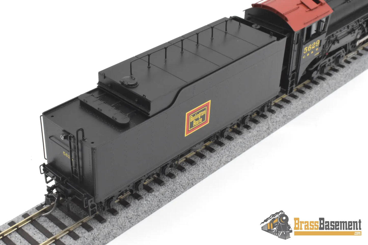 HO Brass - Oriental CB&Q Burlington O-5B 4-8-4 #5629 - FP Korea Brass Diesel