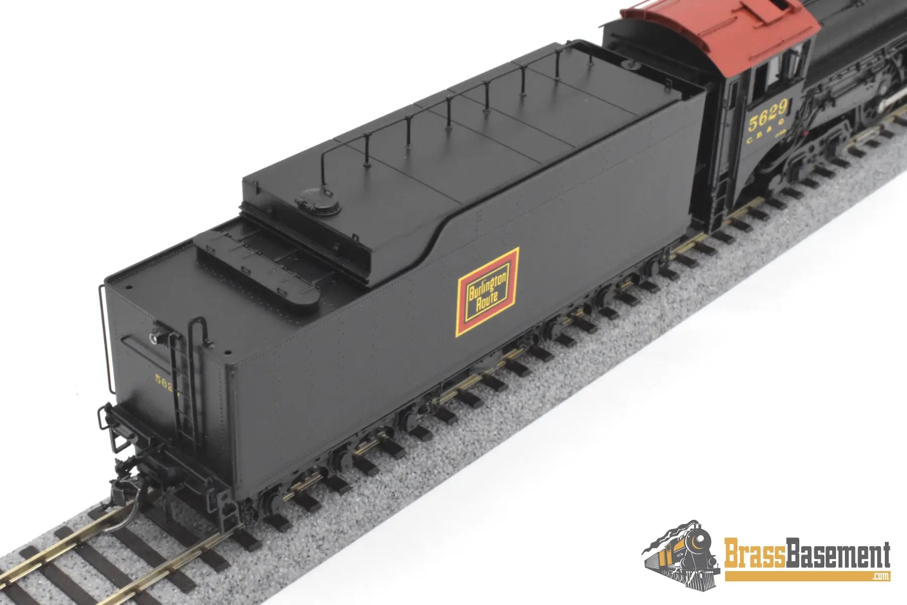 HO Brass - Oriental CB&Q Burlington O-5B 4-8-4 #5629 - FP Korea Brass Diesel