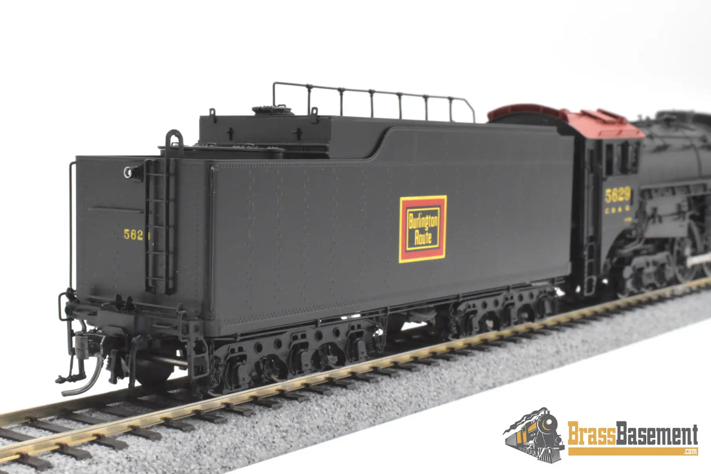 HO Brass - Oriental CB&Q Burlington O-5B 4-8-4 #5629 - FP Korea Brass Diesel