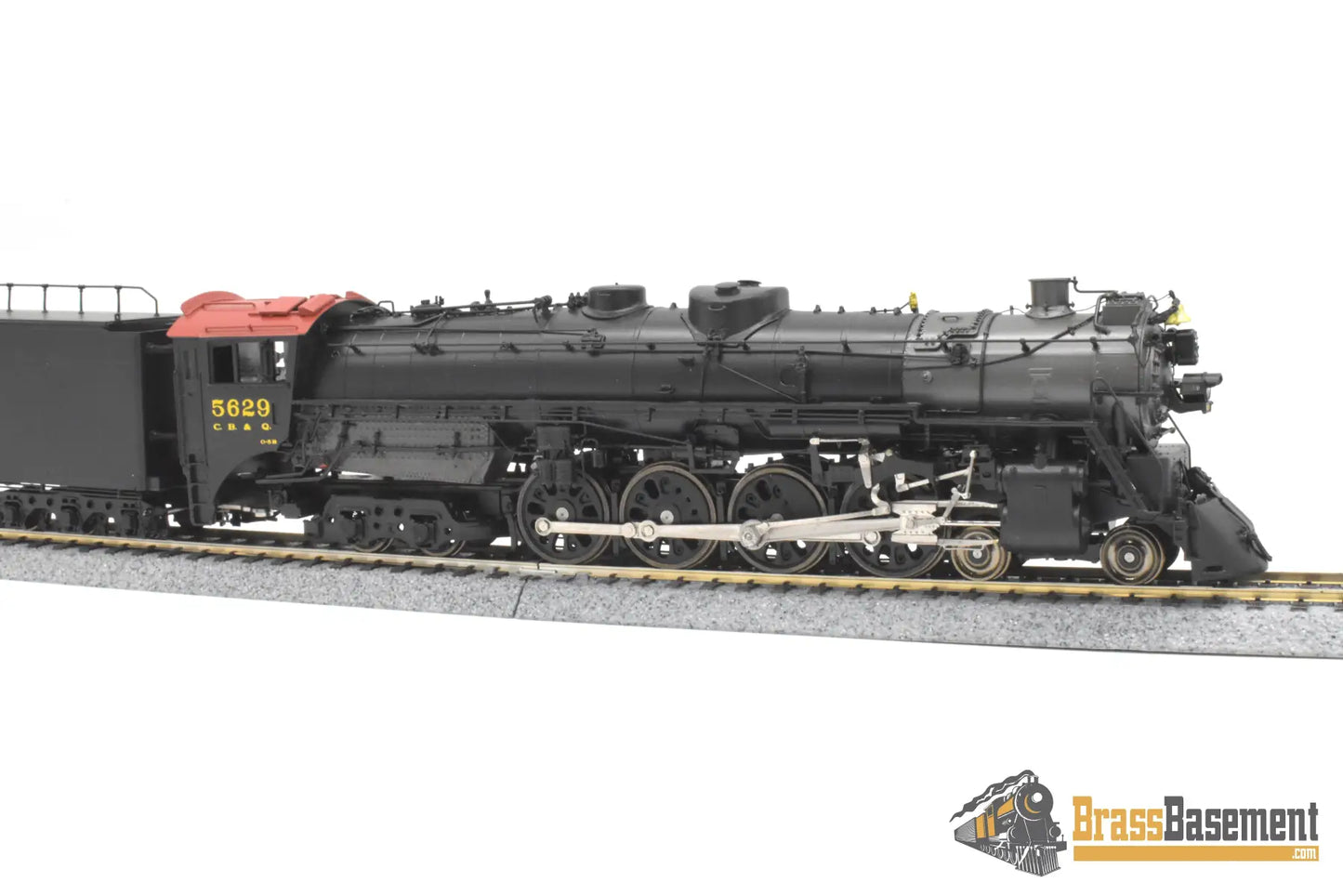 HO Brass - Oriental CB&Q Burlington O-5B 4-8-4 #5629 - FP Korea Brass Diesel