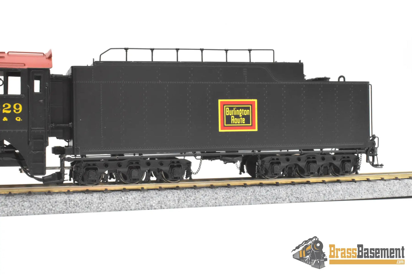 HO Brass - Oriental CB&Q Burlington O-5B 4-8-4 #5629 - FP Korea Brass Diesel