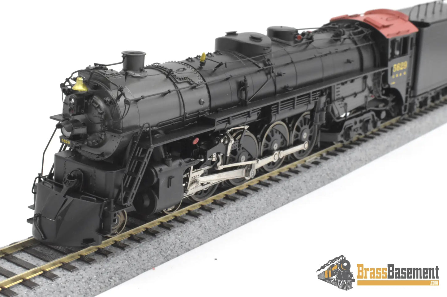 HO Brass - Oriental CB&Q Burlington O-5B 4-8-4 #5629 - FP Korea Brass Diesel
