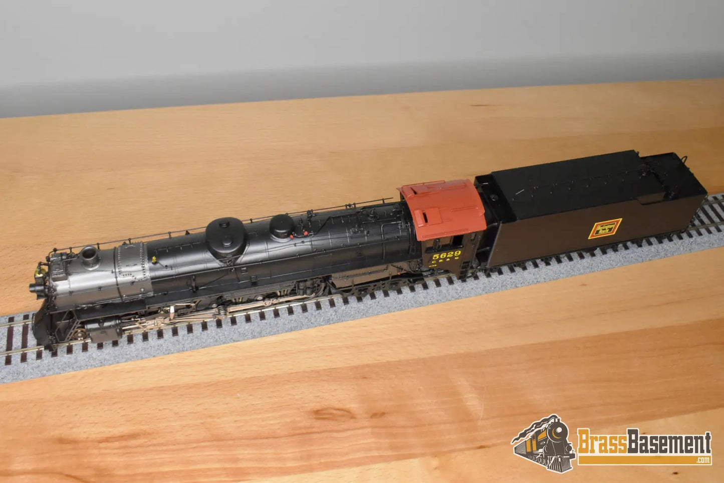 HO Brass - Oriental CB&Q Burlington O-5B 4-8-4 #5629 - FP Korea Brass Diesel