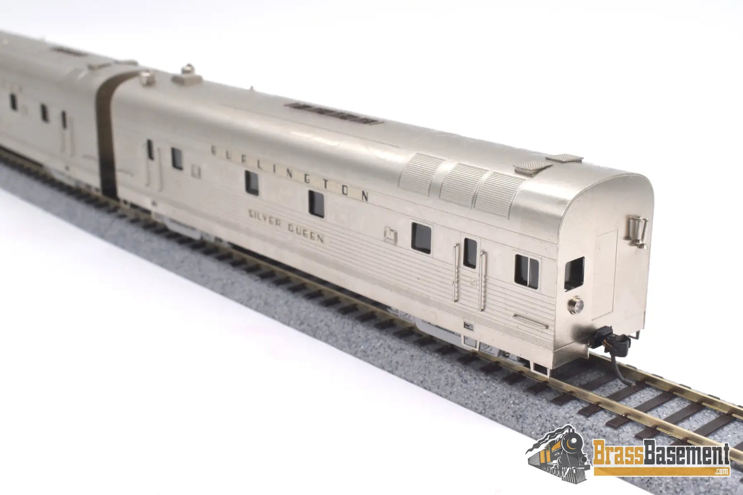 Ho Brass - Oriental Cb&Q Burlington ’Silver King’ & Queen’ A - B Set Plated Diesel