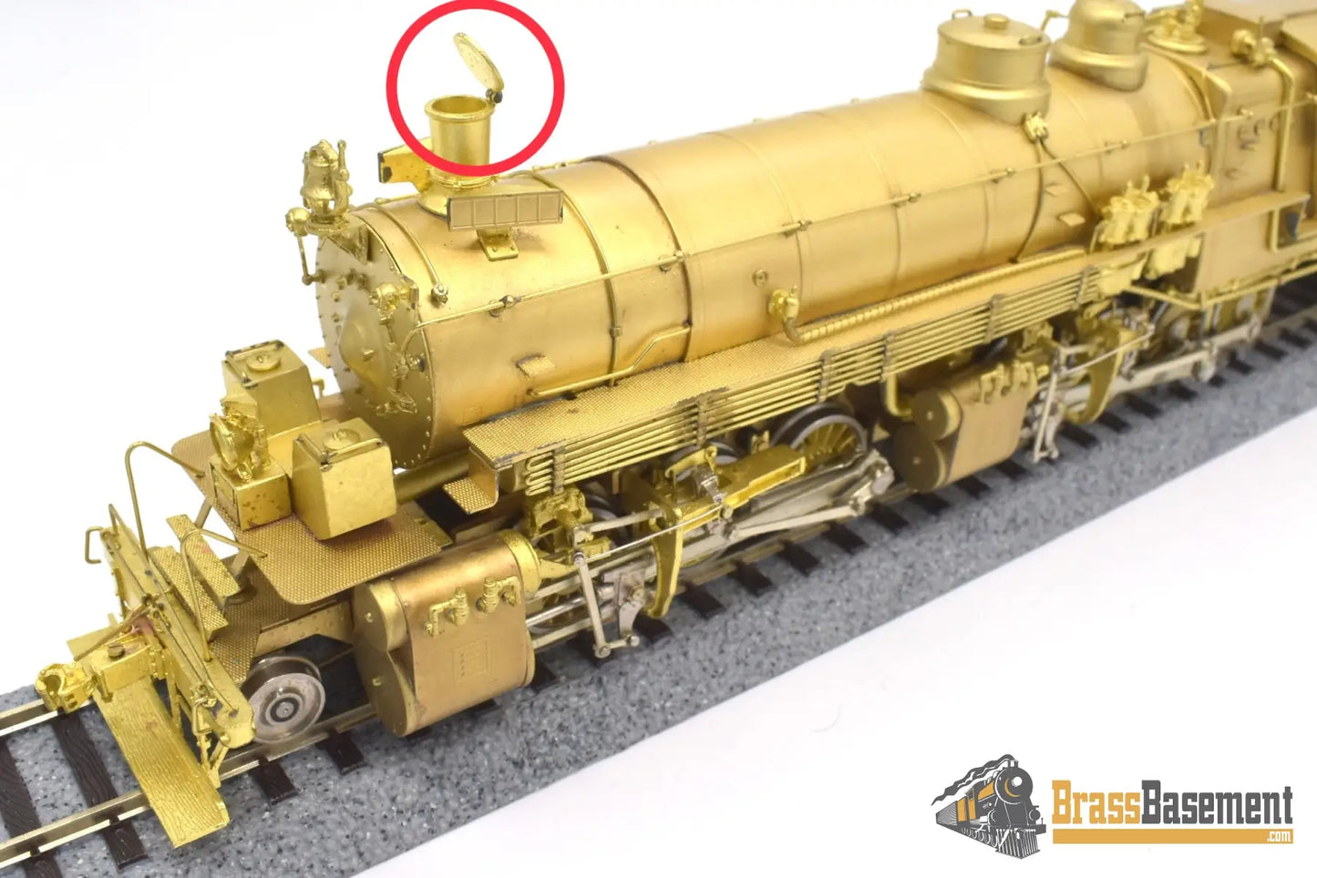 Ho Brass - Oriental Great Northern Gn M - 2 2 - 6 - 8 - 0 Slant/Sport Cab Unpainted Nob Steam
