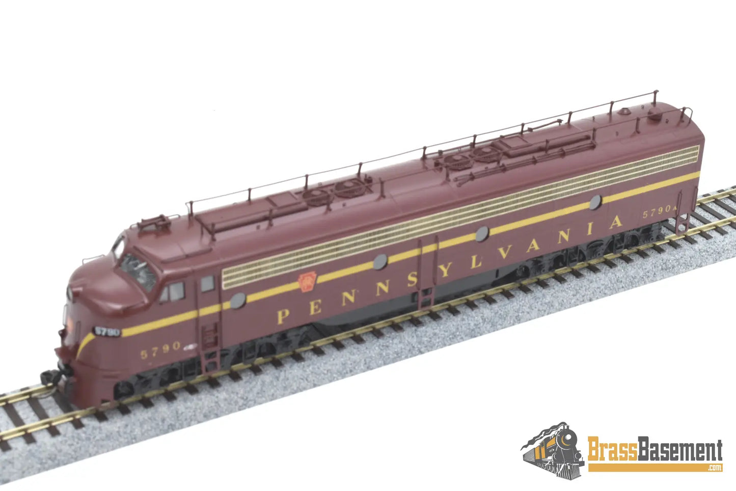 Ho Brass - Oriental Pennsylvania Prr E8 W/ Trainphone Pro Custom Paint 1960S Era Diesel