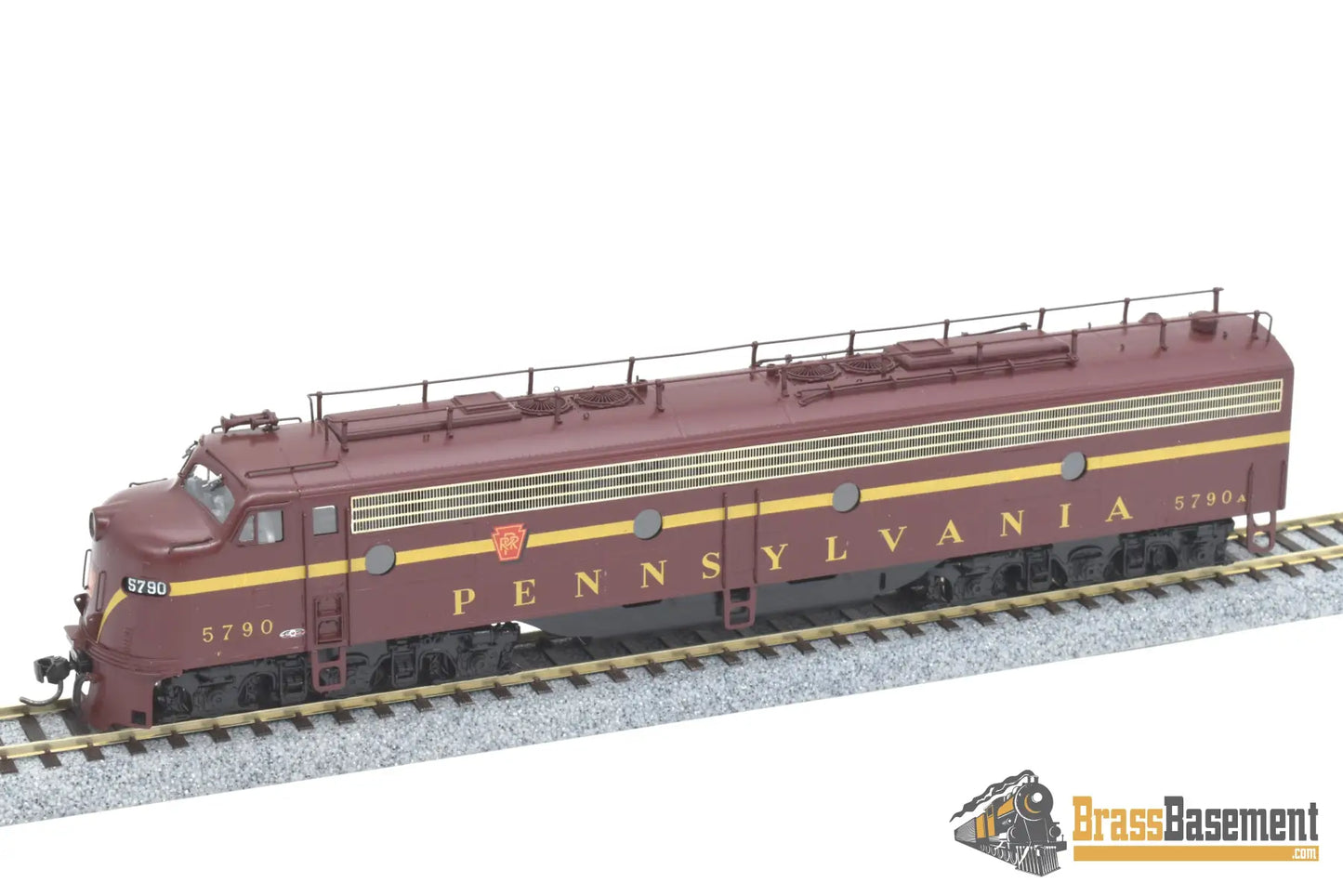 Ho Brass - Oriental Pennsylvania Prr E8 W/ Trainphone Pro Custom Paint 1960S Era Diesel