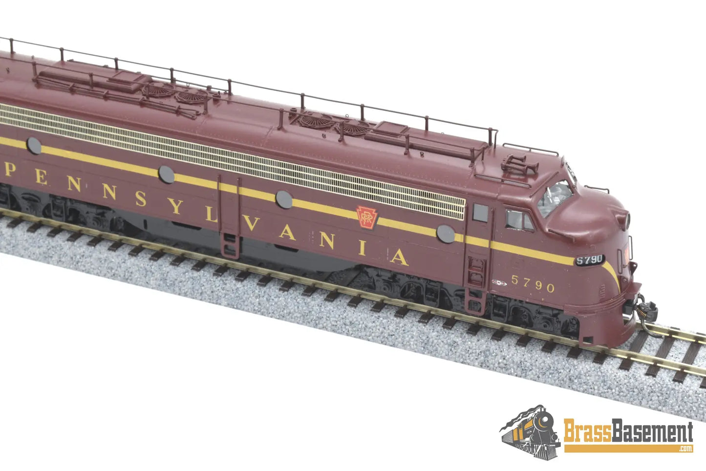 Ho Brass - Oriental Pennsylvania Prr E8 W/ Trainphone Pro Custom Paint 1960S Era Diesel