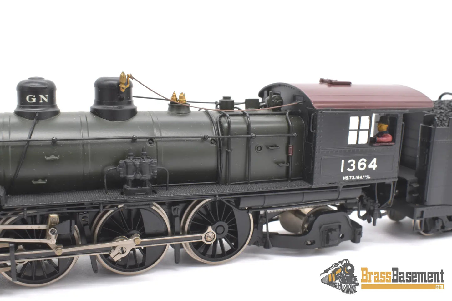 Ho Brass - Pbl/Pfm Great Northern Gn 4 - 6 - 2 H - 5 Pro Paint & Plated Cylinders Steam