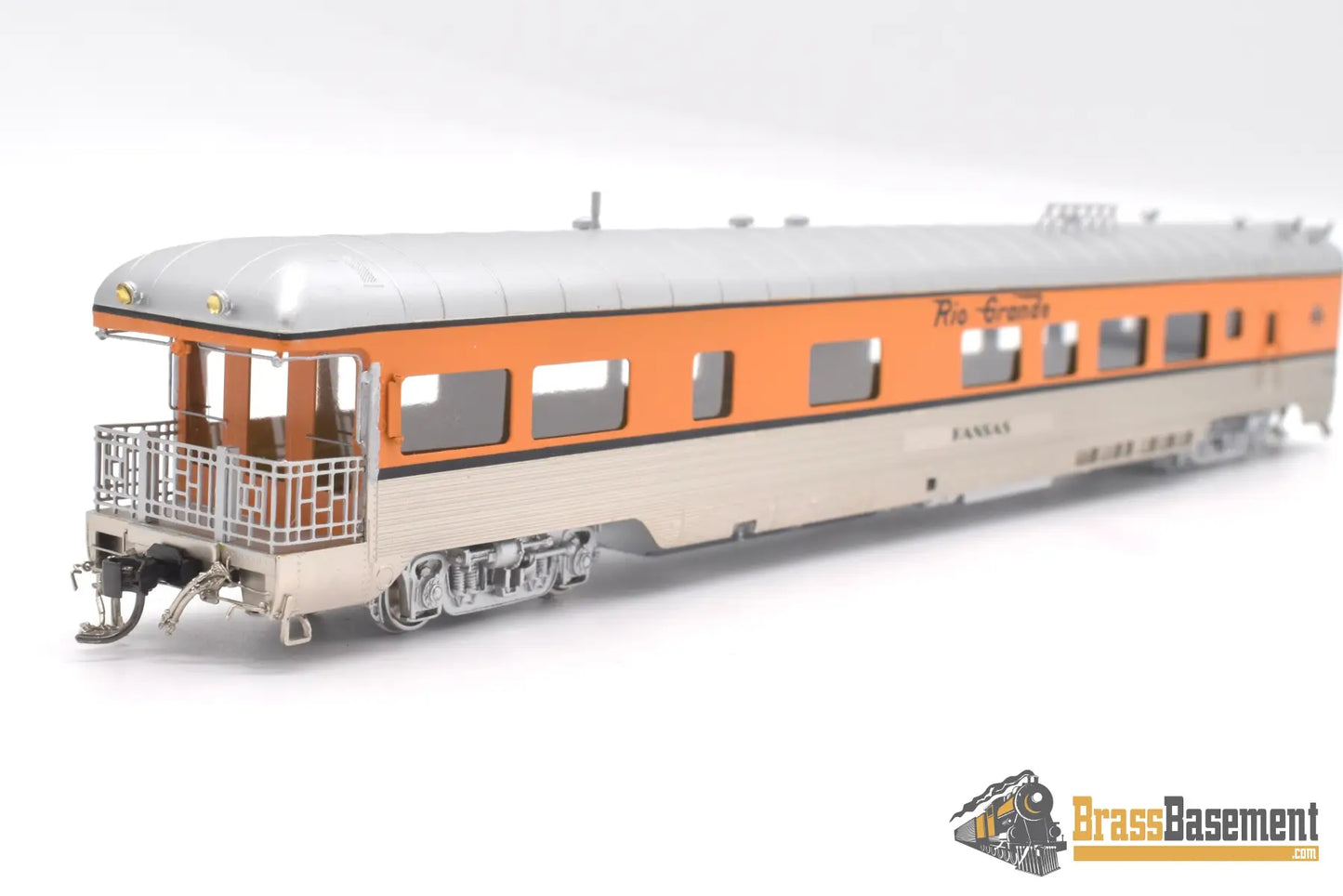 Ho Brass - Pcc Palace Car Company Drgw Rio Grande Business ’Kansas’ Factory Paint Passenger