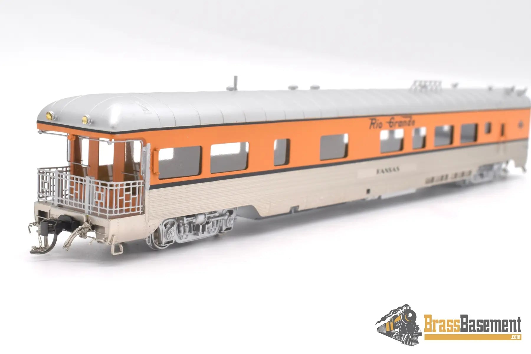 Ho Brass - Pcc Palace Car Company Drgw Rio Grande Business ’Kansas’ Factory Paint Passenger