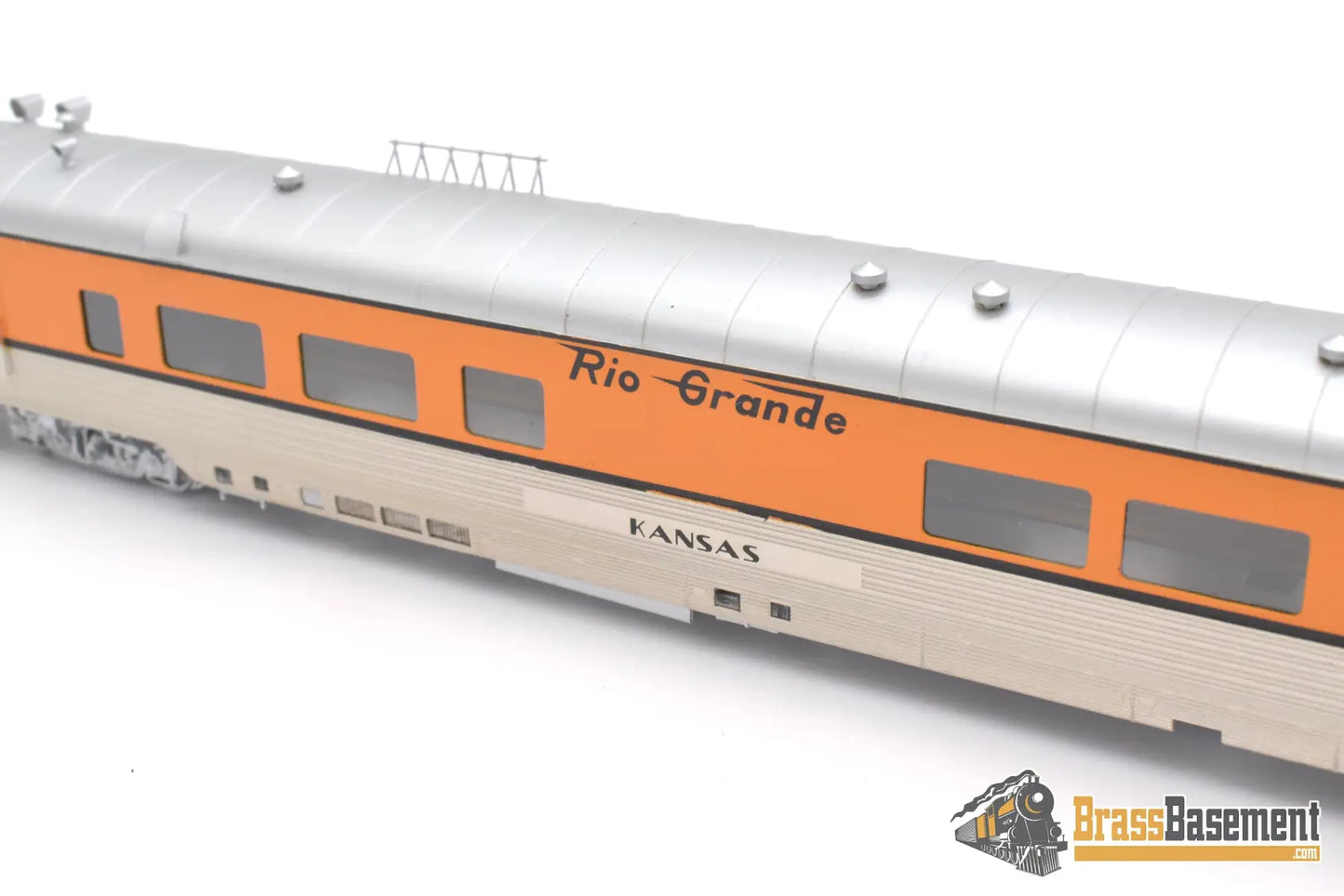 Ho Brass - Pcc Palace Car Company Drgw Rio Grande Business ’Kansas’ Factory Paint Passenger