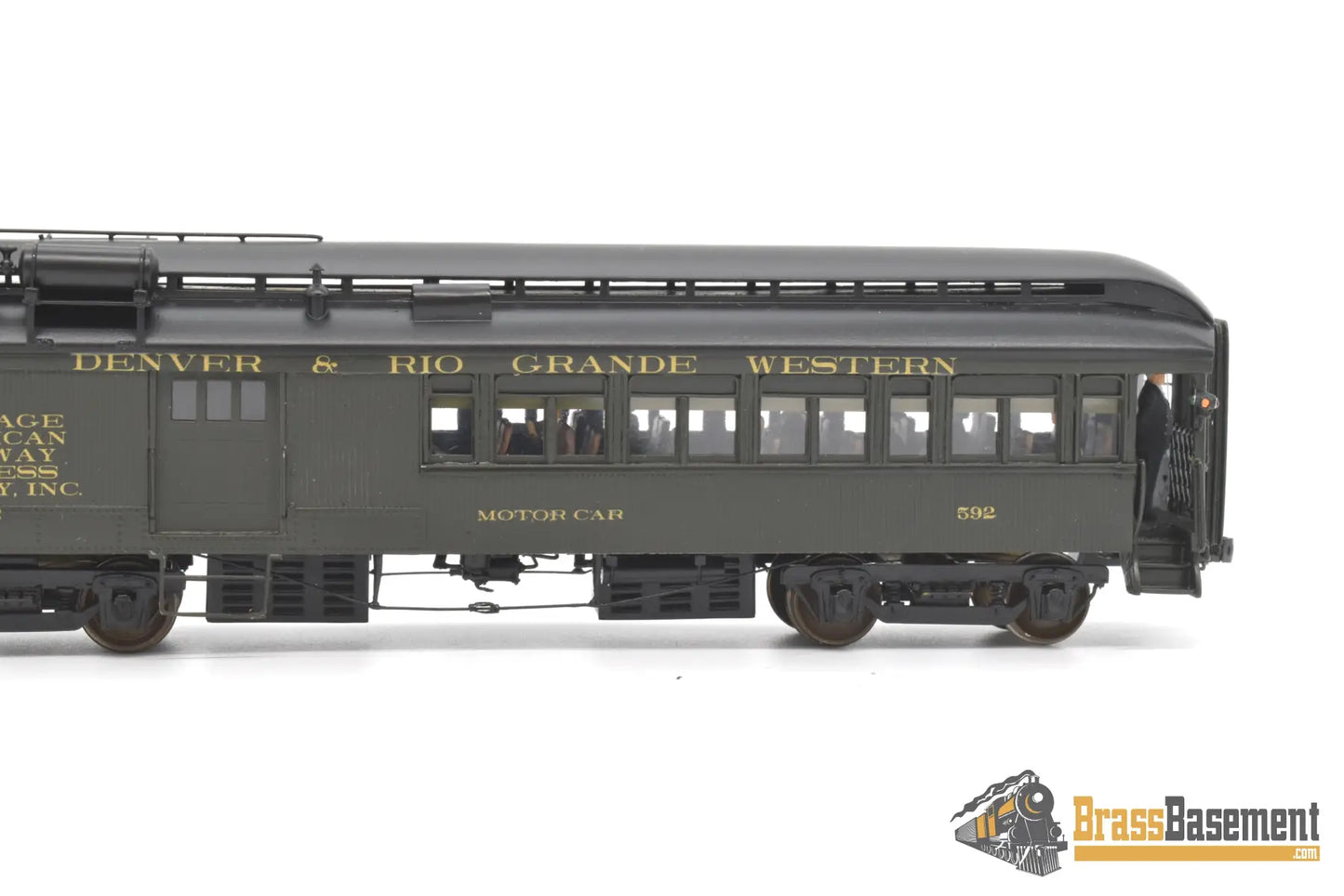 Ho Brass - Pfm Ski D&Rgw Rio Grande Motor Car 1979 Boyd Reyes Pro Paint Dcc/Sound Passenger
