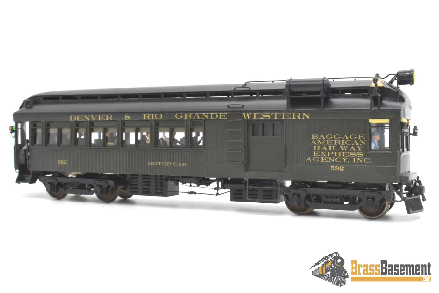 Ho Brass - Pfm Ski D&Rgw Rio Grande Motor Car 1979 Boyd Reyes Pro Paint Dcc/Sound Passenger