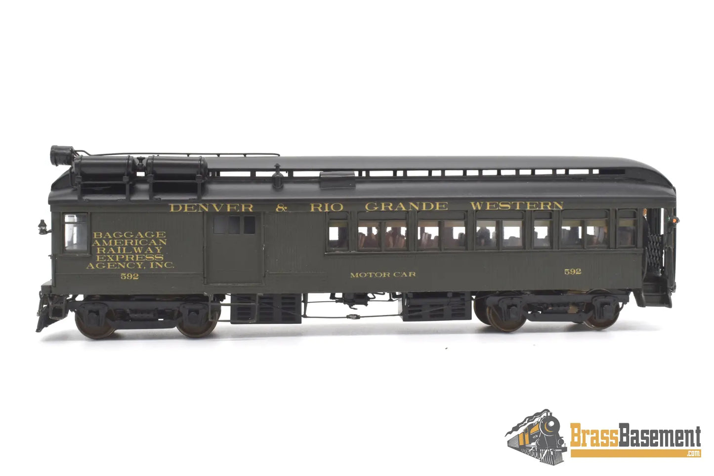 Ho Brass - Pfm Ski D&Rgw Rio Grande Motor Car 1979 Boyd Reyes Pro Paint Dcc/Sound Passenger