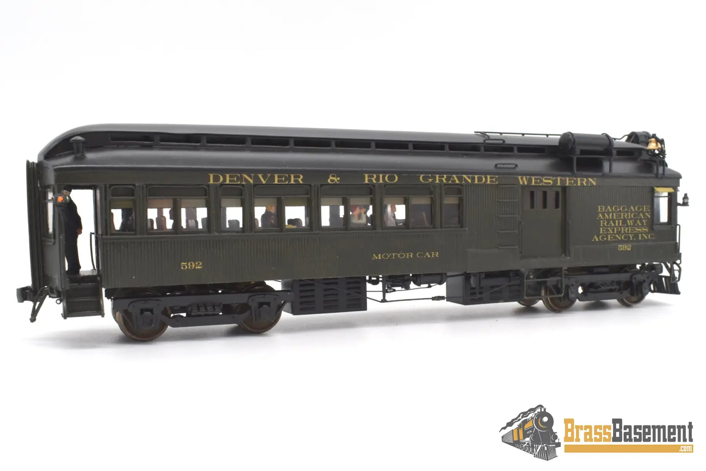 Ho Brass - Pfm Ski D&Rgw Rio Grande Motor Car 1979 Boyd Reyes Pro Paint Dcc/Sound Passenger