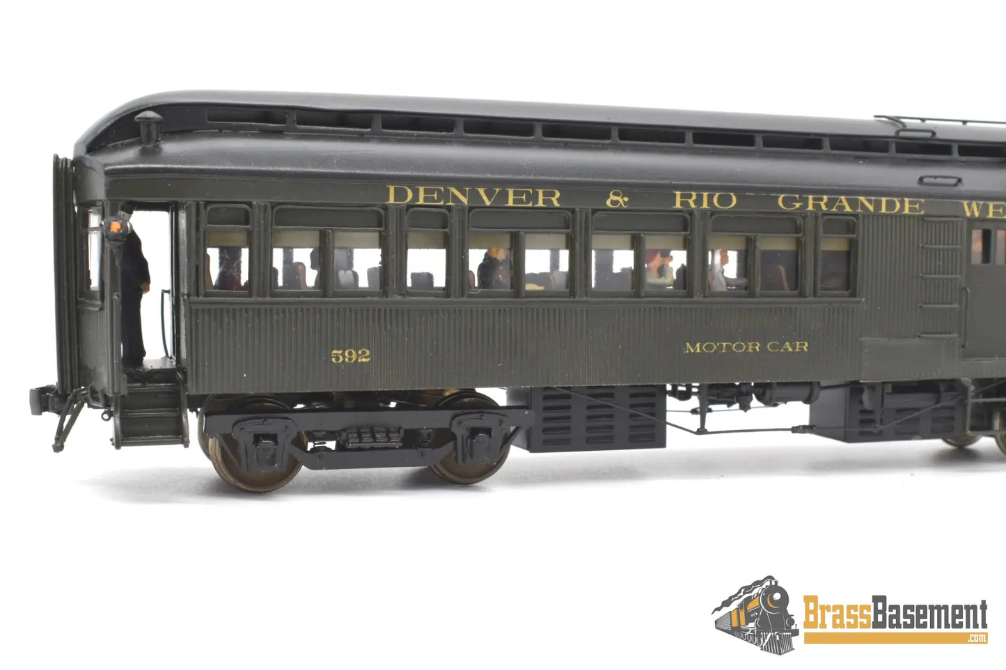 Ho Brass - Pfm Ski D&Rgw Rio Grande Motor Car 1979 Boyd Reyes Pro Paint Dcc/Sound Passenger