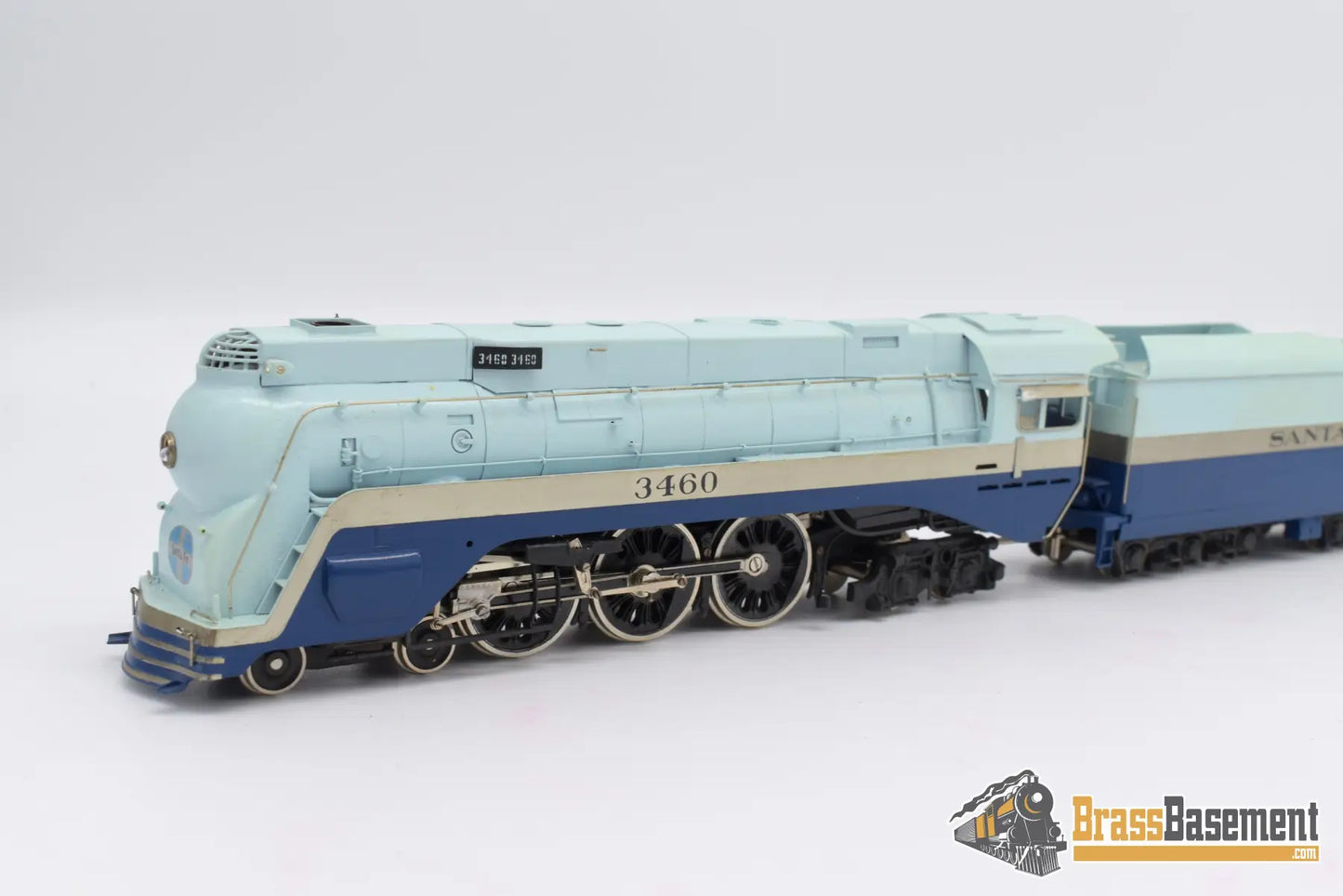 Ho Brass - Pfm Tenshodo Atsf Santa Fe ‘Blue Goose’ F/P Steam