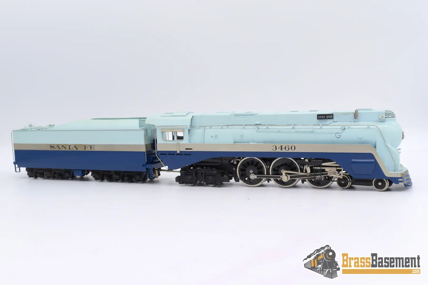 Ho Brass - Pfm Tenshodo Atsf Santa Fe ‘Blue Goose’ F/P Steam